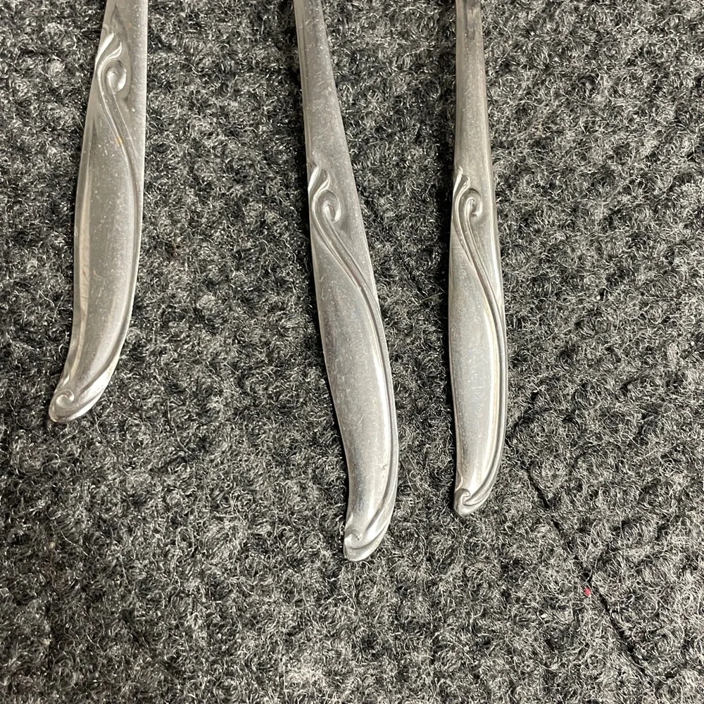 Vintage Armack Stainless steel flatware lot Japan MCM - Picture 2 of 3